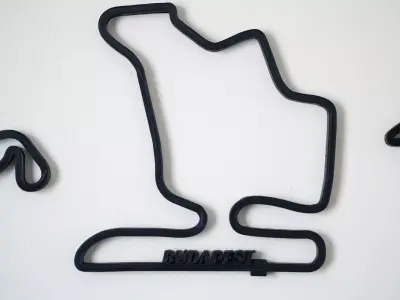 Budapest F1 Racing Track 2025 3D print model