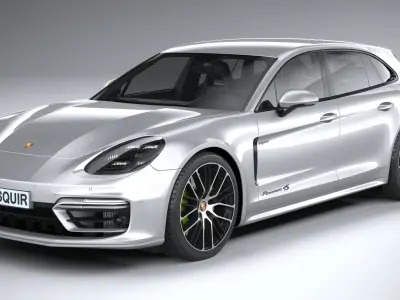 Porsche Panamera 4 e-hybrid Sport Turismo 2021 3D model
