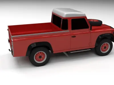 Land Rover Defender 110 Pick Up 3D model
