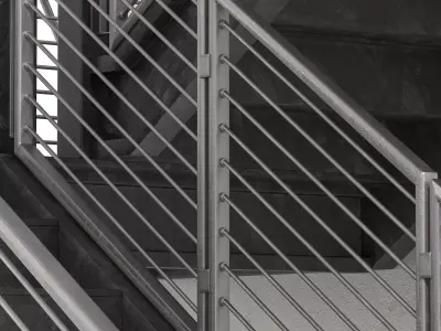 Factory Staircase 3D model