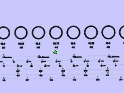 Eternity diamond ring 1i5 mm gems set 3D print model