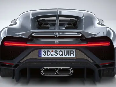 Bugatti Chiron Profilee 2022 3D model