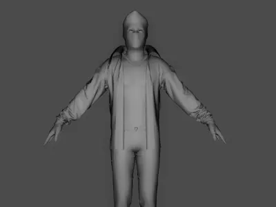 CYBERPUNK TECH WEAR FASHION 3D model