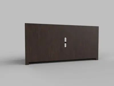 cabinet Low-poly 3D model
