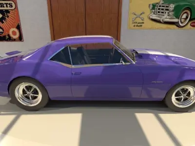 Chevrolet Camaro RS Z28 1968-69 3D model