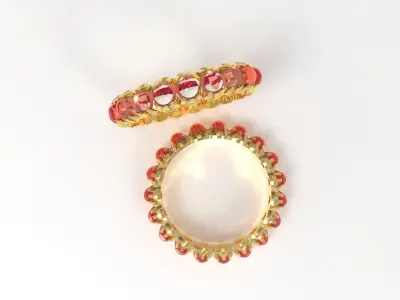 Eternity Ring001 3D print model