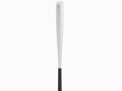 Aluminium Baseball Bat  Low-poly 3D model