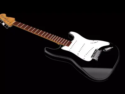 Stratocaster Model electric guitar Free 3D model