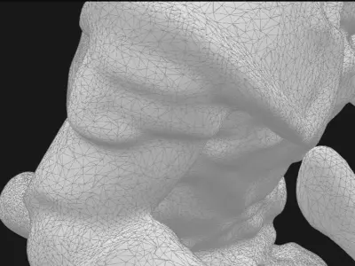 Geralt of Rivia 3D Printable Statue  Highly Detailed Witcher  3D print model