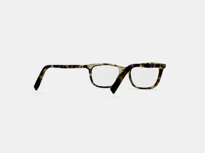 Welty Eyeglasses in Violet Magnolia 3D model