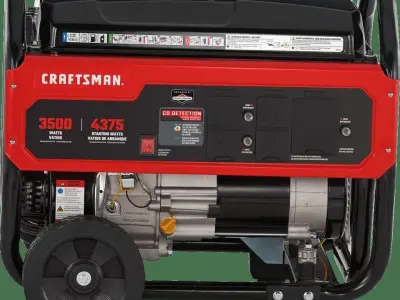 Backup Generator Low-poly 3D model