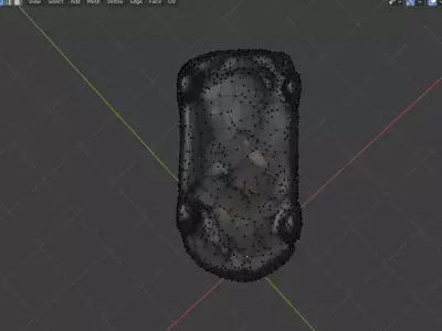 Chevrolet Camaro debree apocalyptic Low poly textured Low-poly 3D model