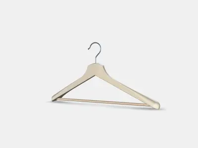 BUMERANG clothes hanger Low-poly 3D model