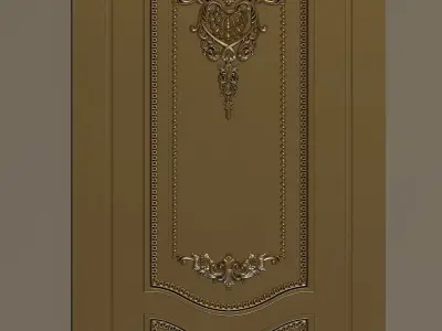 door High quality 3d models for processing on a cnc machine 3D model