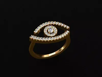  Messika-Ring 3D print model