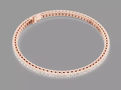 Diamond Bracelet  3D print model