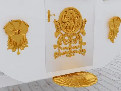 Royal Carriage 2 - 4K 3D model