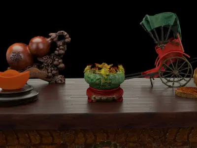 Chinese gourd   3D model