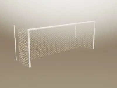 Goal Bar Porteria futbol soccer 3D model