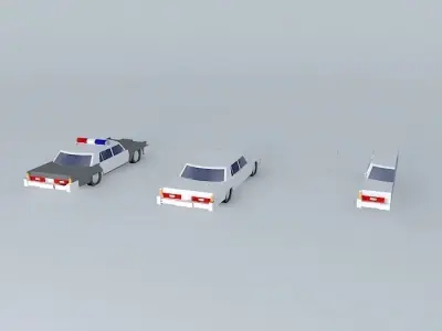 70s car 1 Free 3D model