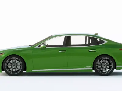 Lexus LS500H 2019 3D model