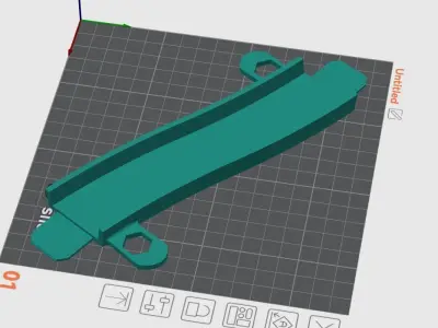 Hot Wheels Crossover Track 3D print model