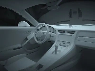 Porsche GT3 RS 3D model