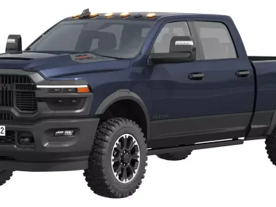 RAM 2500 Heavy Duty Rebel 2025 3D model