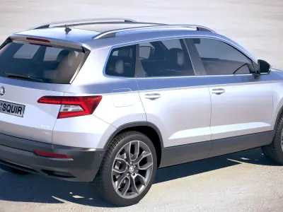 Skoda Karoq 2018 3D model