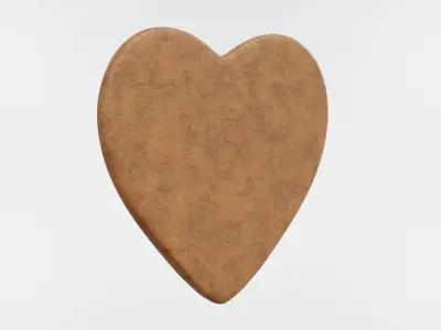 Gingerbread Christmas Cookie 17 3D model