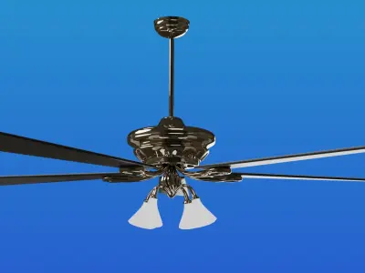 MODULAR CEILING FAN PACK 3D model
