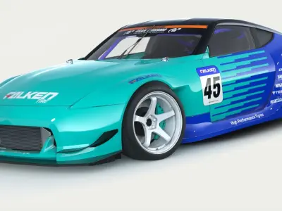 Nissan Z Falken Blind Bodykit 3D model