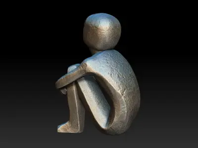 Iron Boy Jarnpojke Statue 3D print model