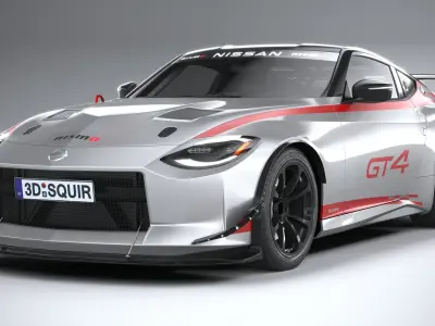Nissan Z GT4 2023 3D model