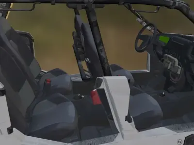 utv car 10 Low-poly 3D model