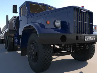 KrAZ 258 B1 3D model
