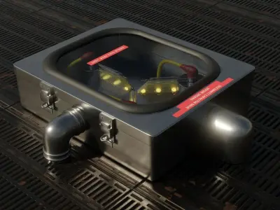Flux Capacitor 3D model