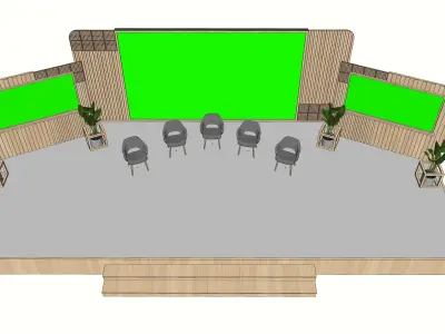 Stage Design for Modern Corporate Events 3D model