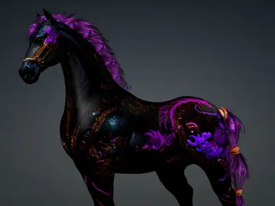 Horse-E3 3D model