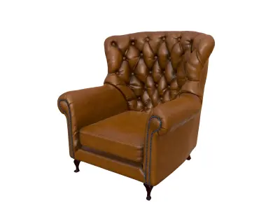 Sofa Chair  Low-poly 3D model