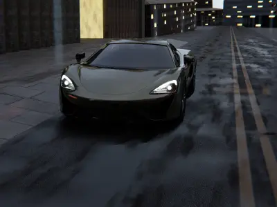 mclaren Low-poly 3D model