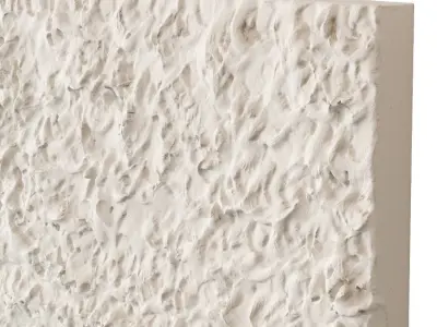 Abstract plaster painting 3D model