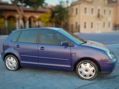 Polo Hatch Mk4 2001 3D model