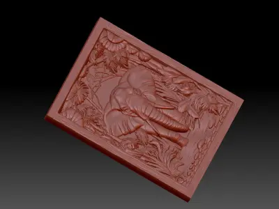 Elephant 3D print model