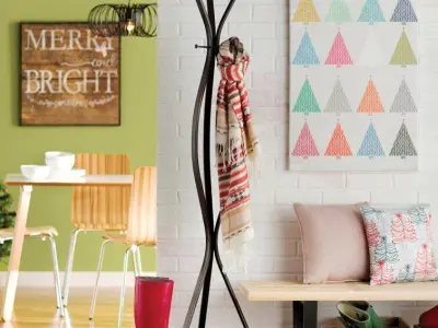 Carruth Steel Freestanding Coat Rack Free 3D model