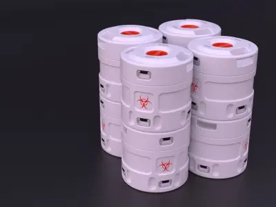 SciFi Container 3 3D model