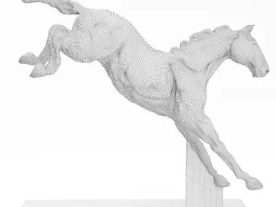Stephanie Revennaugh Horse Jumper 2 3D model