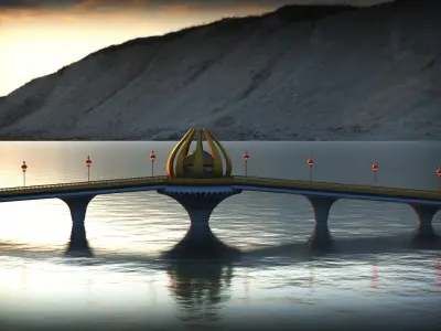 Fantasy Bridge 3D model