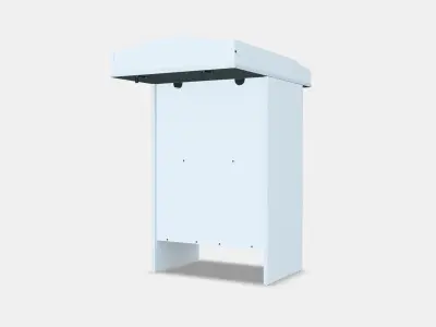 SMAGORA Changing table-bookshelf Low-poly 3D model