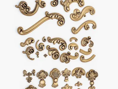 Architectural kit bash cnc 3D model